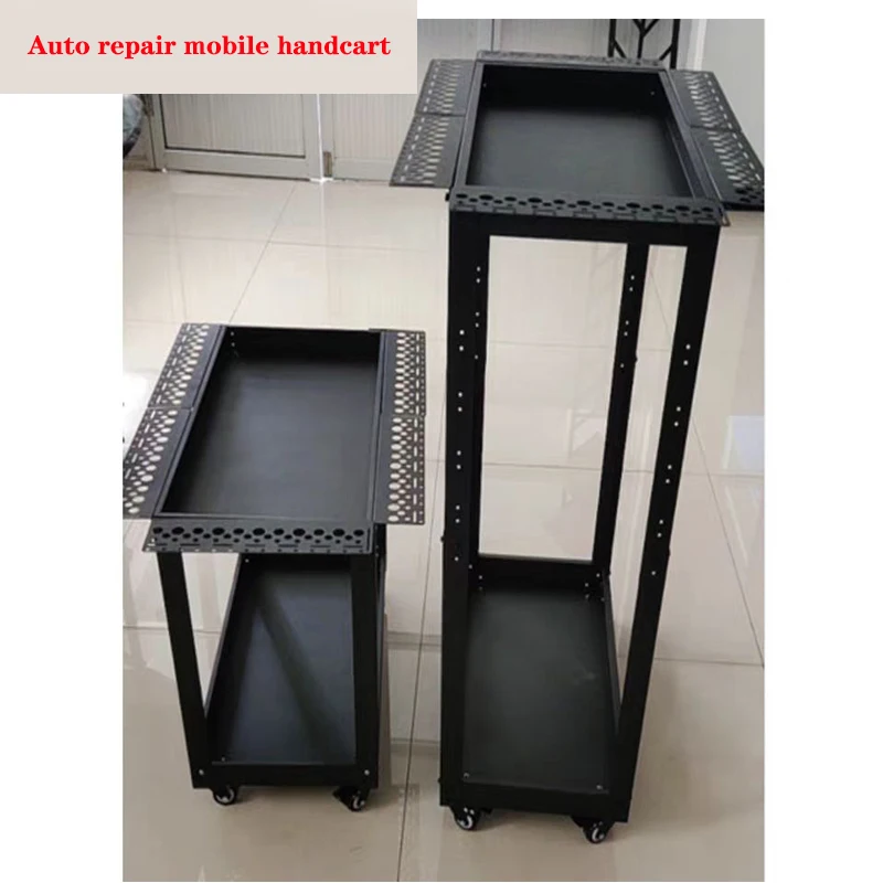Car Dent Repair Storage Tool Car With Wheels Adjustable Height Belt Hanging Plate Pit Dent Repair Handcart Accessories