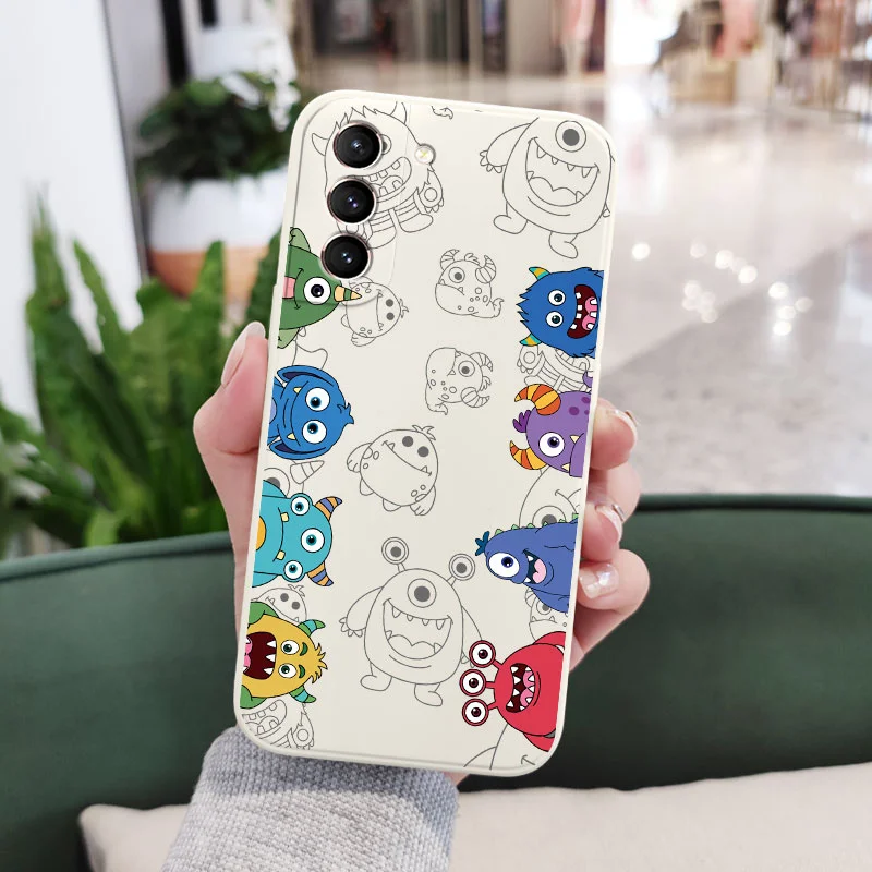 Monsters Assemble Phone Case For Samsung Galaxy S22 S21 S20 Ultra Plus FE S10 S9 S10e Note 20 ultra 10 9 Plus Cover
