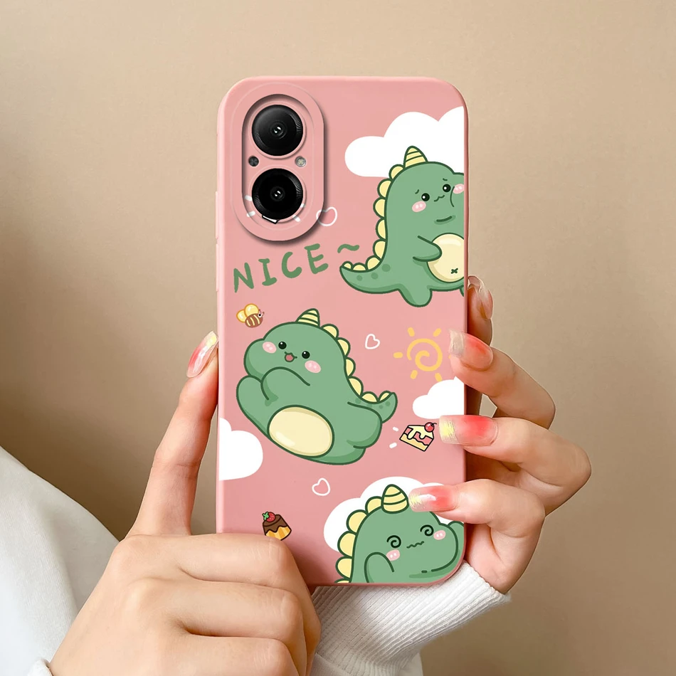 Soft Liquid Silicone Full Protection Phone Case with Multiple Patterns - Anti-Shock Cover