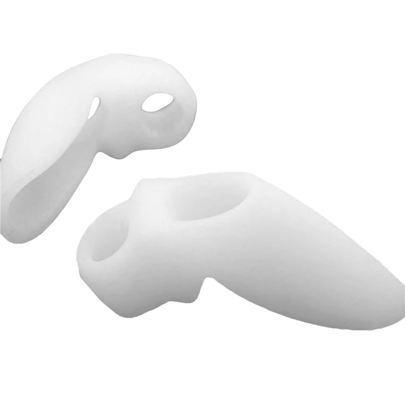Silicone Gel Thumb Corrector Bunion Little Toe Protector Separator Hallux Valgus Finger Straightener Foot Care Relief Pads 2Pcs toe separators toe spreader toe corrector finger toe separator toe protectors