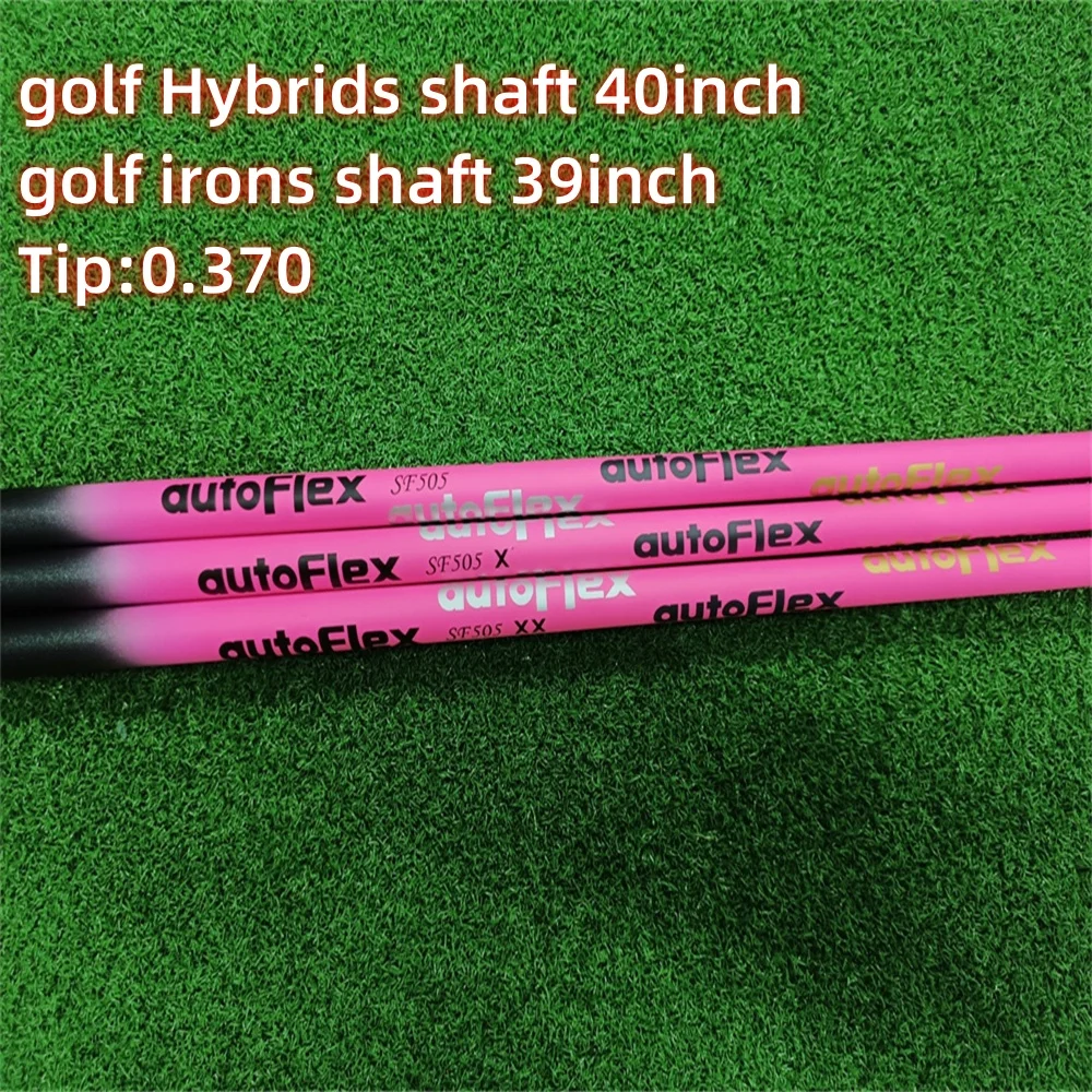 

New Golf IRONS Shaft Pink Au-to-flex SF505 / SF505x / SF505xx Flex Graphite irons/Hybrids Shaft Golf Shaft "39"
