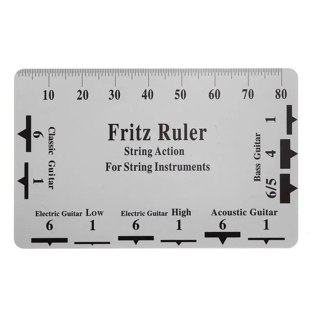 String Action Ruler Gauge Luthier Tools Guitar String Action Gauge