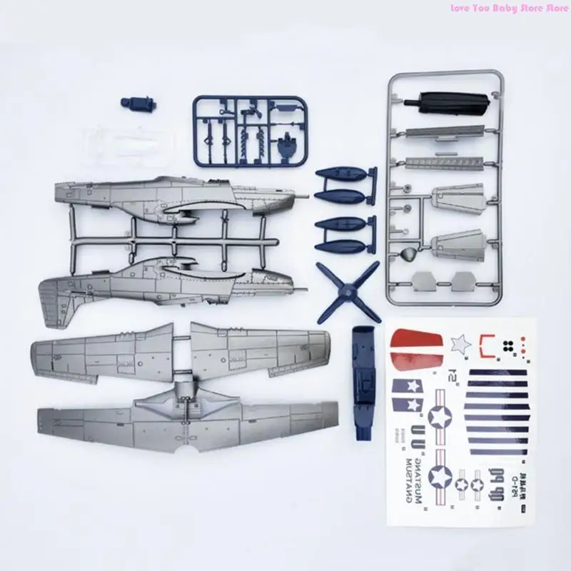 Kit Maquette Avion de Chasse 1:48 DIY 6 Modèles - Jouet Éducatif