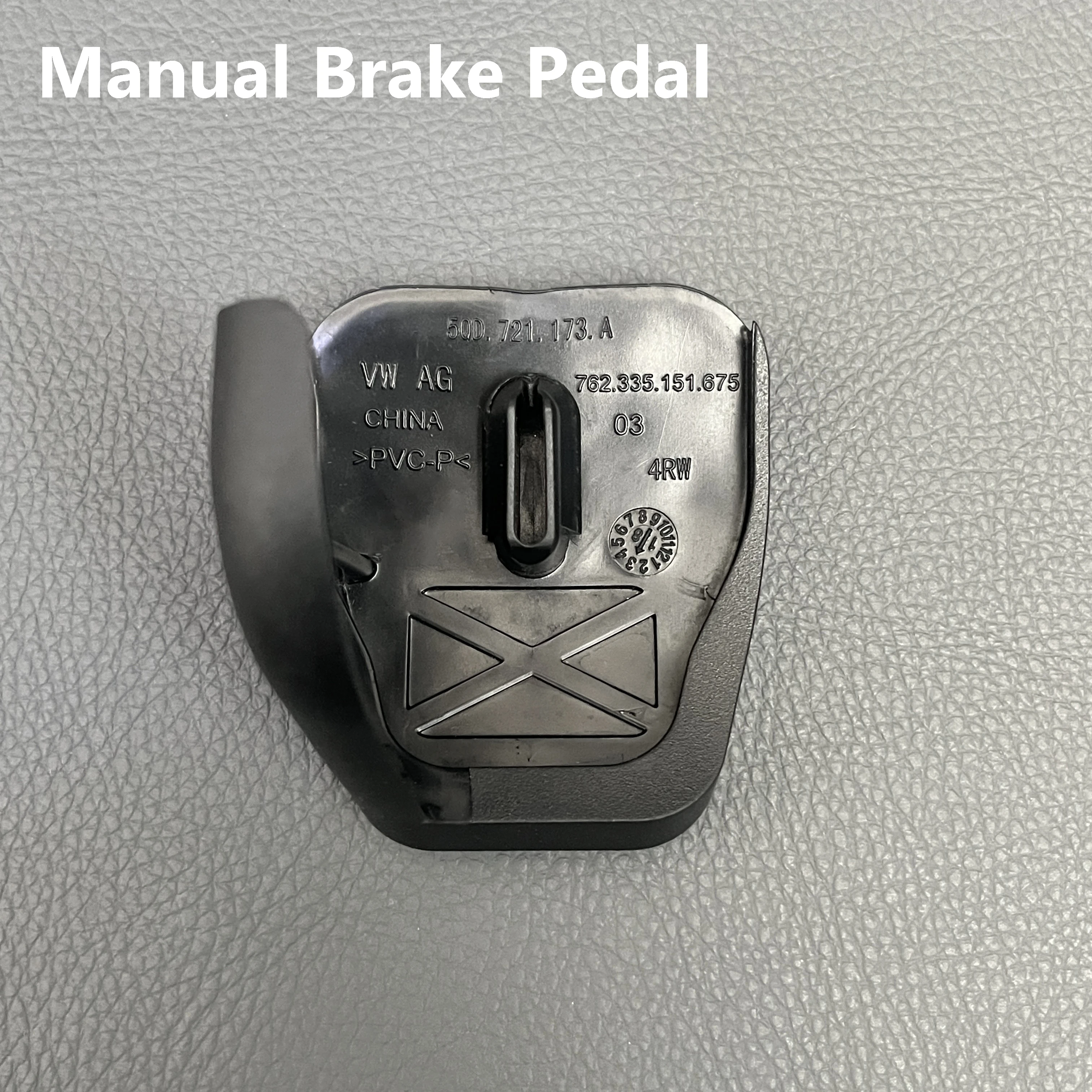 For VW GOLF 7 Tiguan L For Skoda Brake Clutch Pedal Rubber Sleeve Non-Slip Mat 5QD 721 173A 5QD721174A