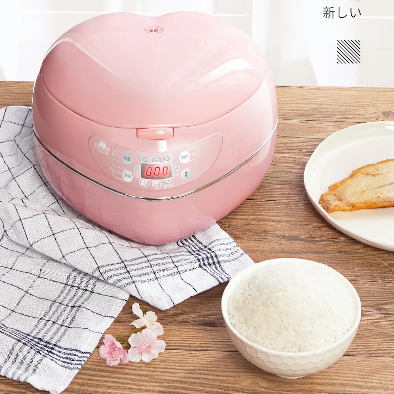 1.8L Pink Mini Electric Rice Cooker Smart Rice Cooker Electric Food