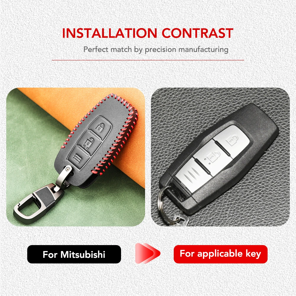 Custodia Morbida TPU Per Chiave Mitsubishi Outlander 2022-2023 | Cover Protettiva Antiurto | Guscio Personalizzato - 2
