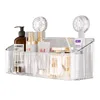 Suction Cup Storage Rack Washbasin Bathroom Toilet Shower Gel Wall Mounted Storage Box Bathroom Organizer Storage Space 6