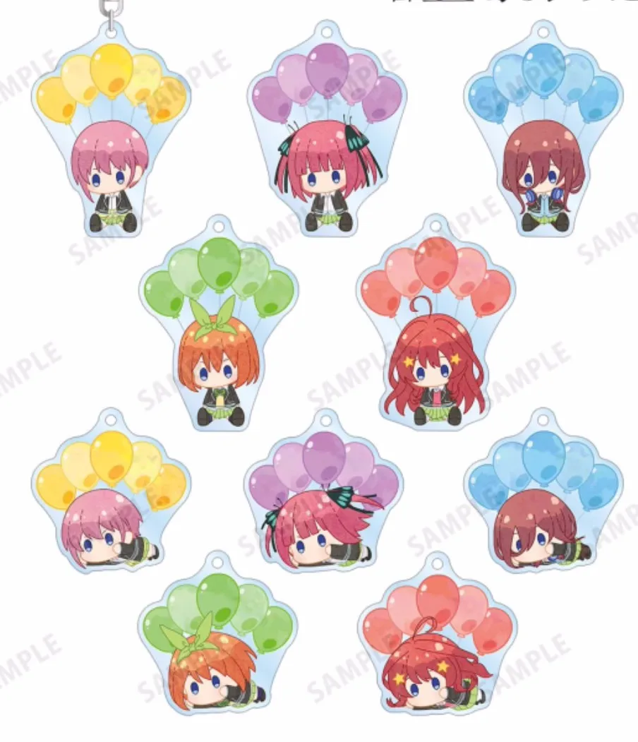 

The Quintessential Quintuplets Nakano Nino Nakano Yotsuba Acrylic Keychain Keyring Figure Model Pendant Toy Cospaly 5305