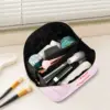 New Toiletry Bag Rhombus Cosmetic Bag Organizer Women Travel Make Up Customized Pattern Big Capacity Cosmetics Suitcases Makeup 4