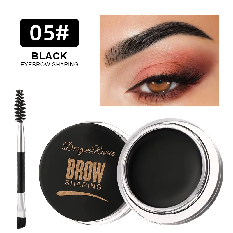 Bicolor Augenbrauencreme – Wasserfest, Lang Anhaltend, Multifunktional Als Eyeliner & Lidschatten