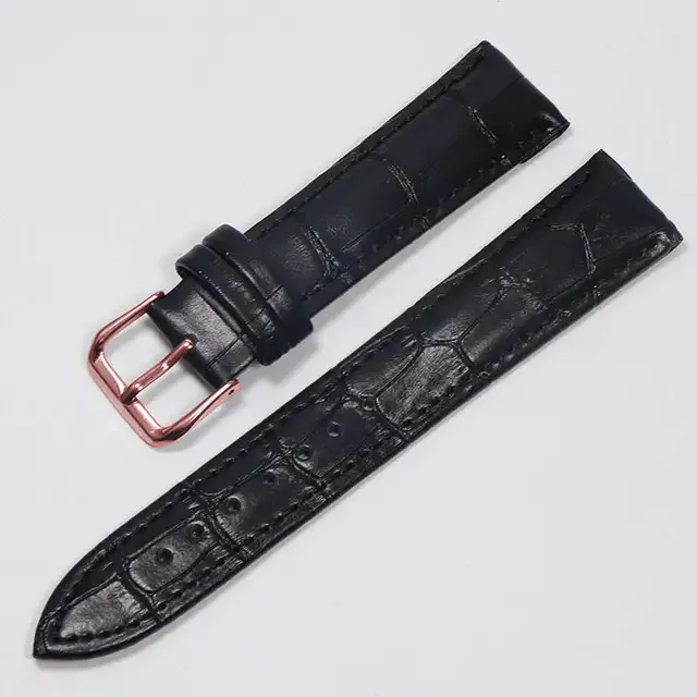 Premium Genuine Leather Watch Band - High-Quality Brown Strap