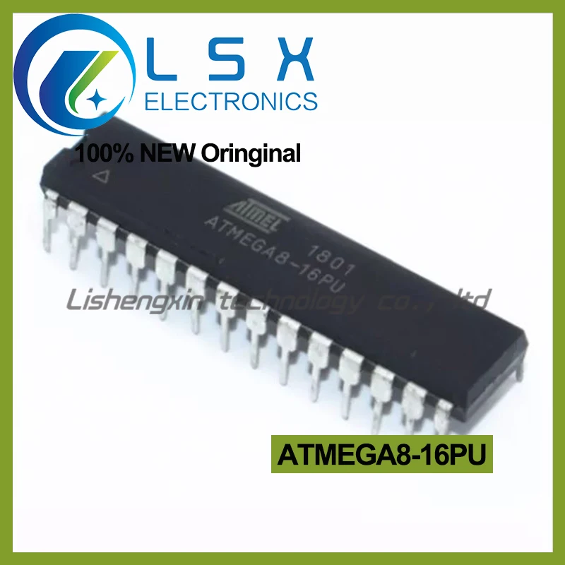 5 шт. ATMEGA8-16PU ATMEGA8A-PU MCU DIP28 ATMEGA8A