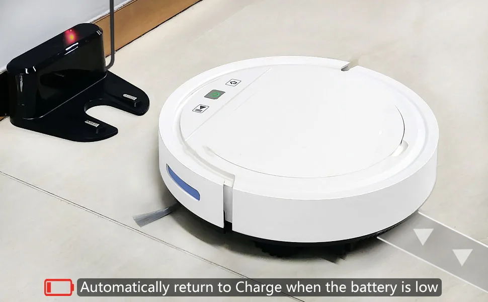 Description Picture 5 of itemHigh quality wet and dry mopping household sweeping robot cleaning automatic intelligent robot vacuum cleaner