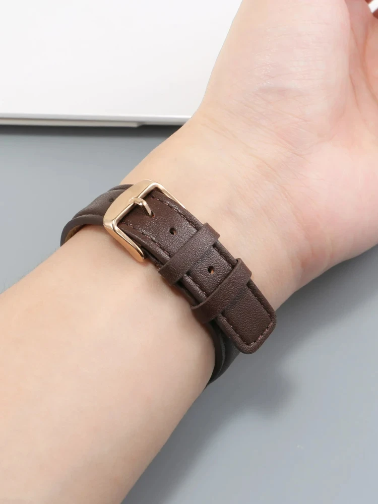 سوار جلدي من السلسلة G مزدوج ، واجهة مقعرة ذكرية أ...