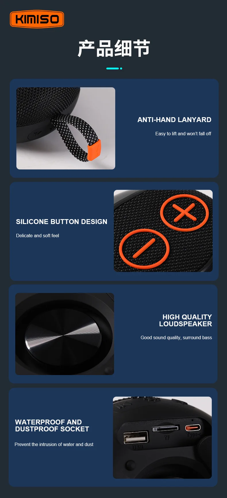 Mini Portable Waterproof Bluetooth Speaker Sound Activated RGB Mobile Music Loud Boombox Home Party TWS Wireless Subwoofer Card_voghion.com