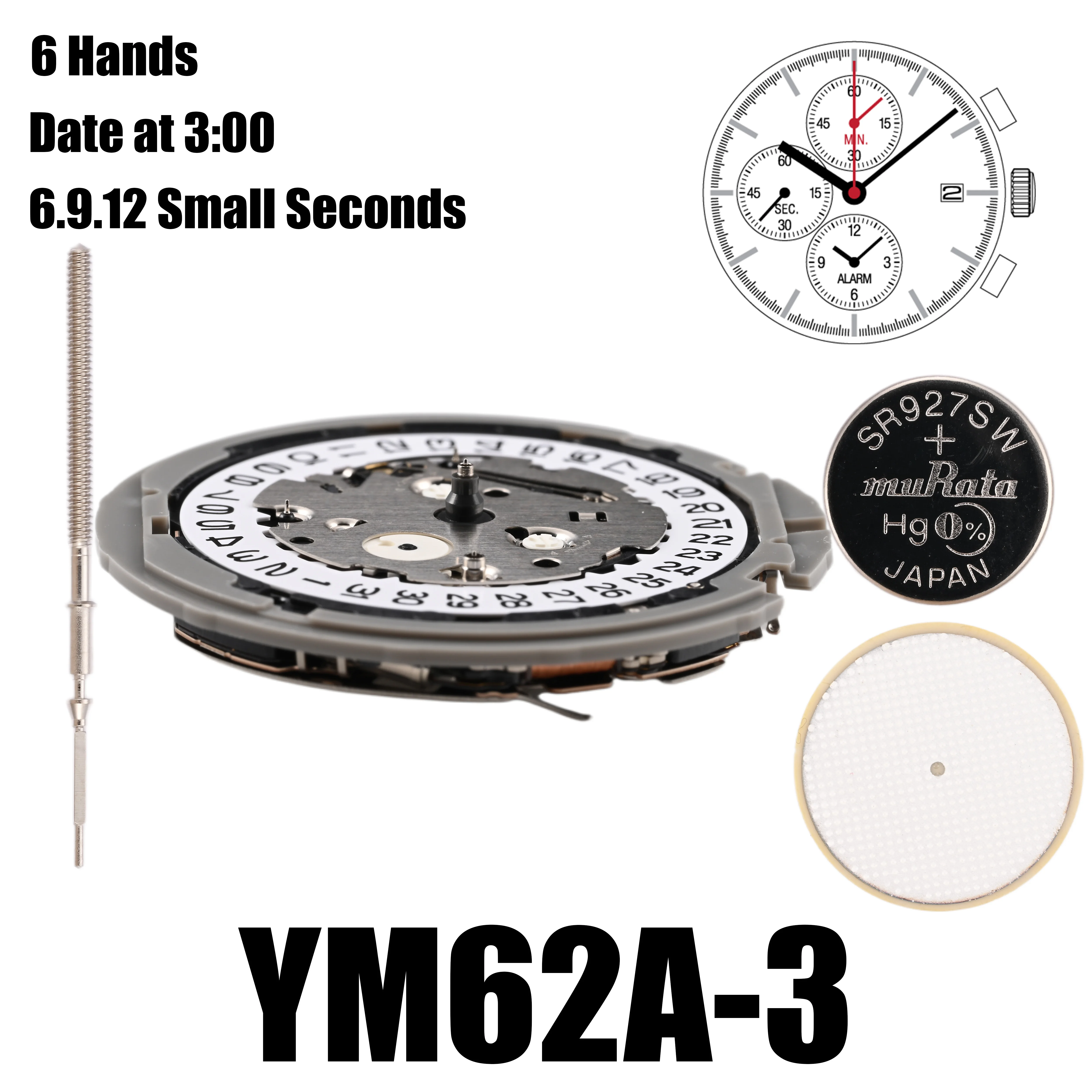 Titre : Un Mouvement Seiko Quartz 7T62A Pour Pieces - Montres & Bijoux