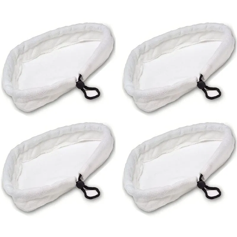 

4PCS Mop Cloth Replacement Pads Steam Mop Triangle Pads Household Mop Head Cleaning Pad Floor Cleaning Supplies