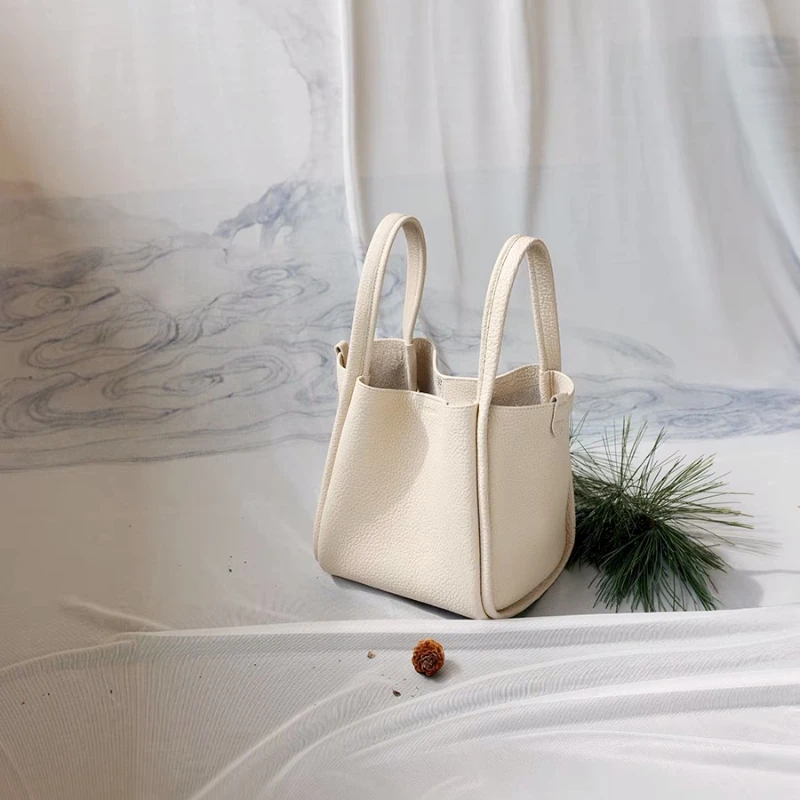 Borsa a secchiello Songmont originale al 100% serie di cestini per verdure borsa a tracolla portatile di grande capacità con Design di piccola personalità da donna
