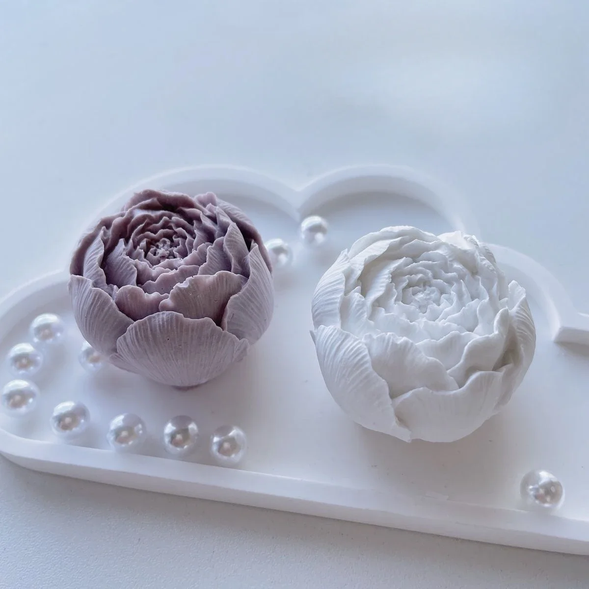 Silicone Candle Molds aromatherapy candle mold silicone mold silicone candle molds silicone candle mold candle mold beeswax mold Rose Flower Bud Candle Silicone Molds DIY Handmade Scented Candle Plaster Epoxy Resin Ornament Craft Wax Mould Home Decoration