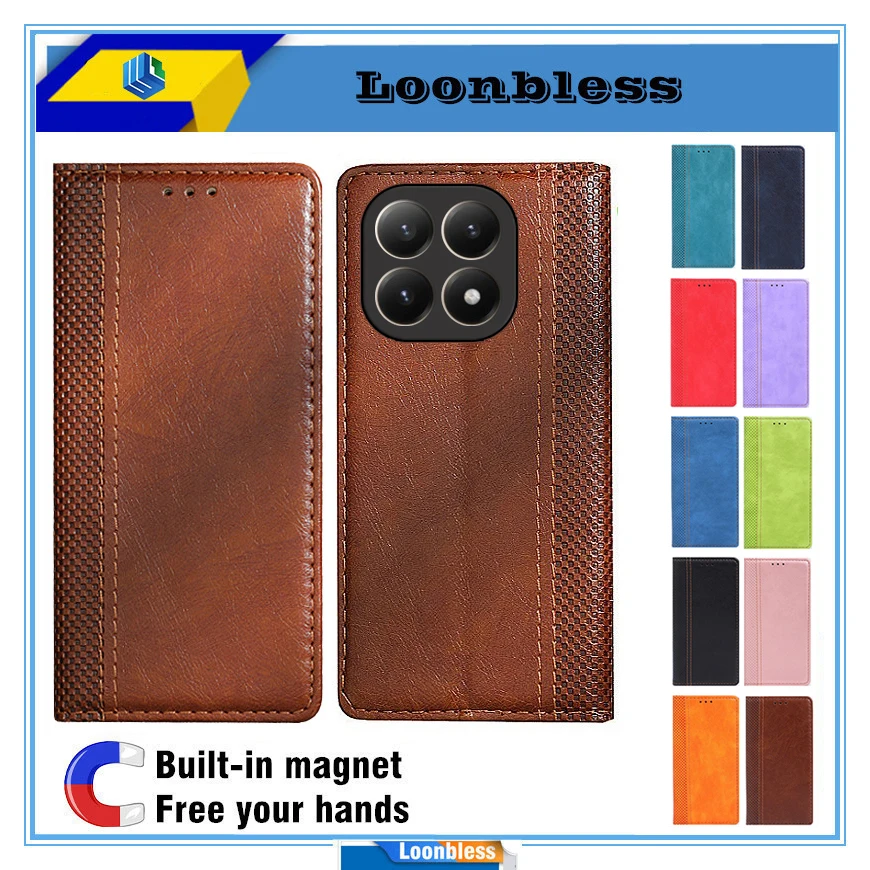 Premium Flip Leather Phone Case - Elegant Book-Style Holster Cover