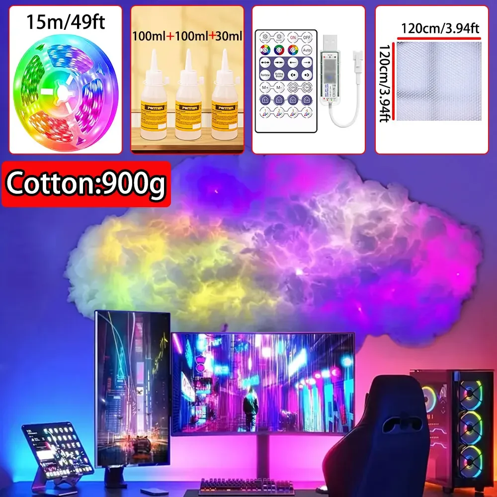 ตัวเลือกสินค้า LED 360 องศา แสงไฟแต่งบ้าน ปรับสีได้ ควบคุมด้วยแอป
