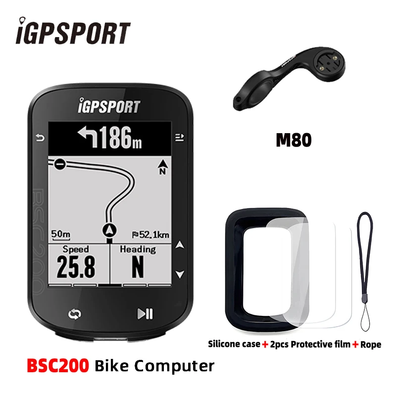 アクセサリー iGPSPORT BSC200 IGPSPORT BSC200 Bike GPS Computer Bike Computer Blue ANT 2.6