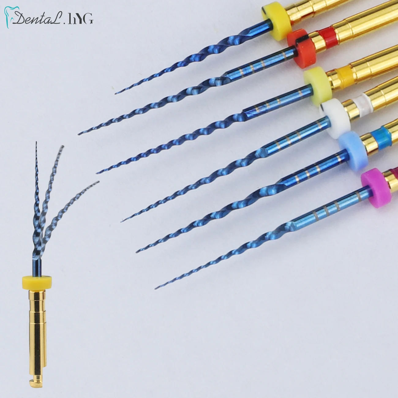 HARBOR 6 pièces/boîte limes de racine de Canal activé par la chaleur dentaire SX-F3 21mm 25mm outils de dentiste peuvent plier pour préparer le traitement du Canal radiculaire