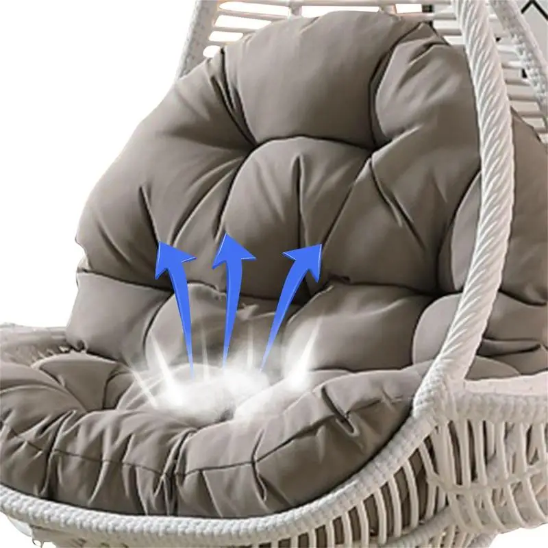 HangingEggHammockChairPadsOutdoorThickSwingChairSeatCushion