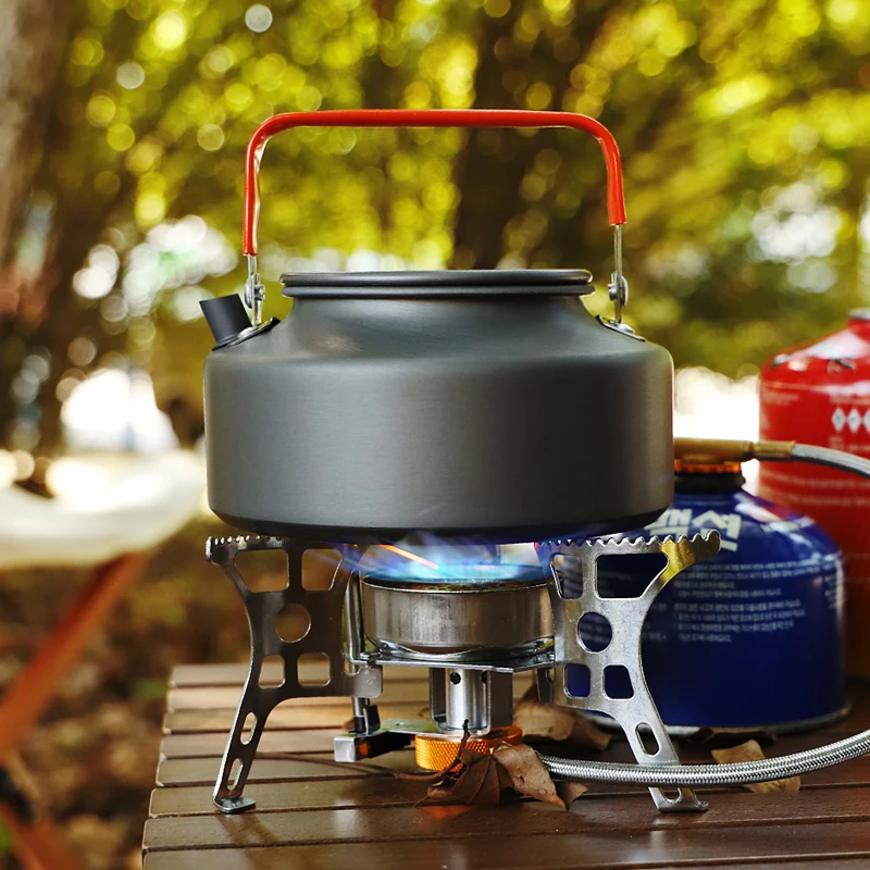 Picnic Stove Portable Windproof Outdoor Stove Picnic Camping Supplies Gas Gas Stove Set Foldable Gas Stove Without Gas Tank 5