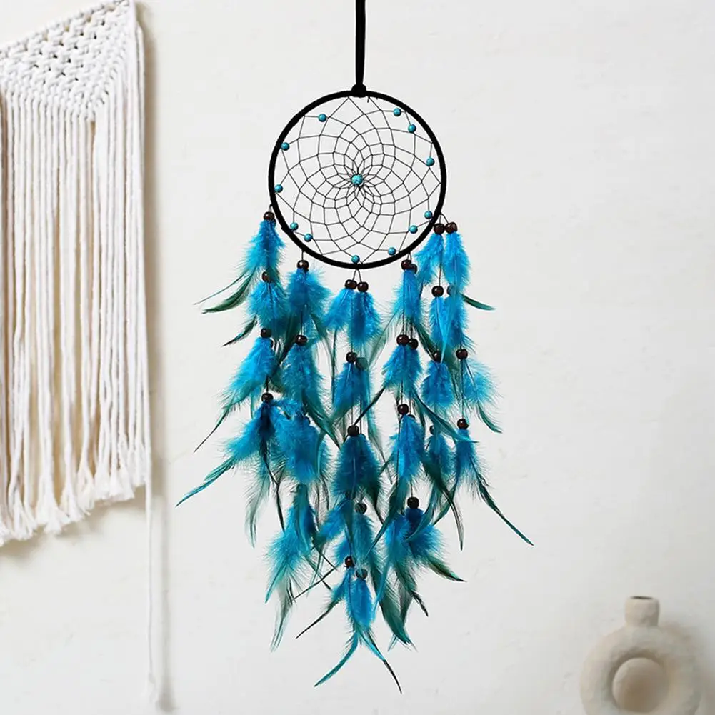 

Handmade Dreamcatcher Feather Pendant National Beautiful Dream Catcher Wall Hanging Decoration Gift For Girls Room Party Wedding