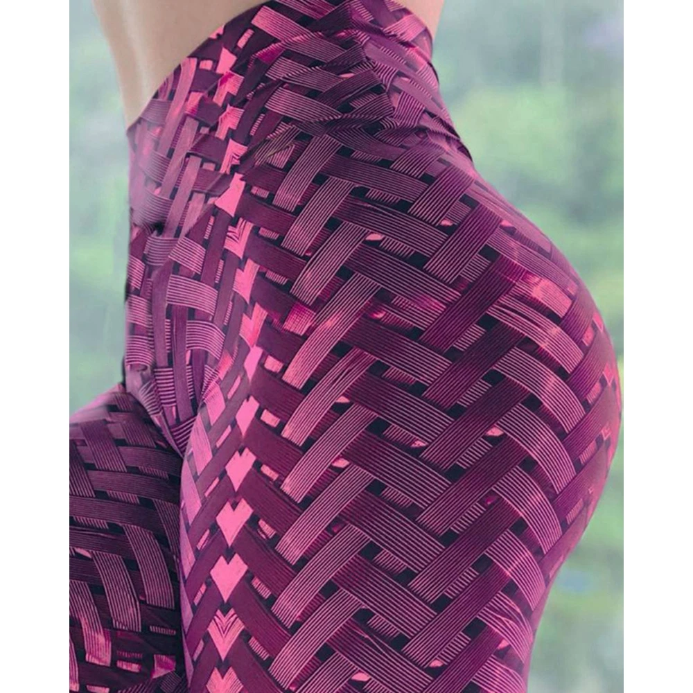 Рисунок 5 - Трикотажные женские штаны для йоги с цифровым принтом