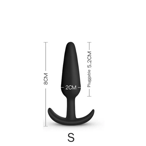 100% Safe Silicone Dildo Anal Plugs Butt Plug Unisexe Sexy Stopper 3 Taille Différente Adult Sex Toys pour Hommes / Femmes Formateur Masseur_voghion.com