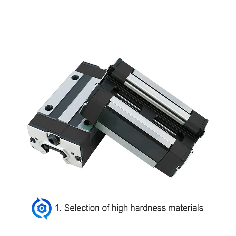Slider Block Flange Steel Cage Carriages Fit HGR15 Linear Guide Rail 4Pcs For CNC miniature linear rail linear rail