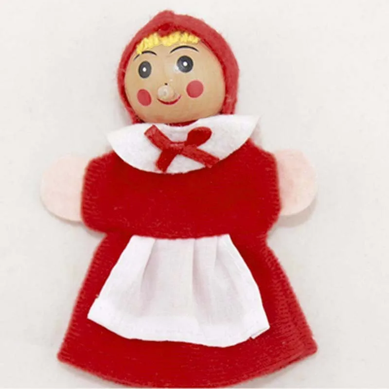 

Toys For Kids 4pcs Little Red Riding Hood Finger Puppets Christmas Gifts Baby Educational Toy Baby Toys Kids Games العاب اطفال