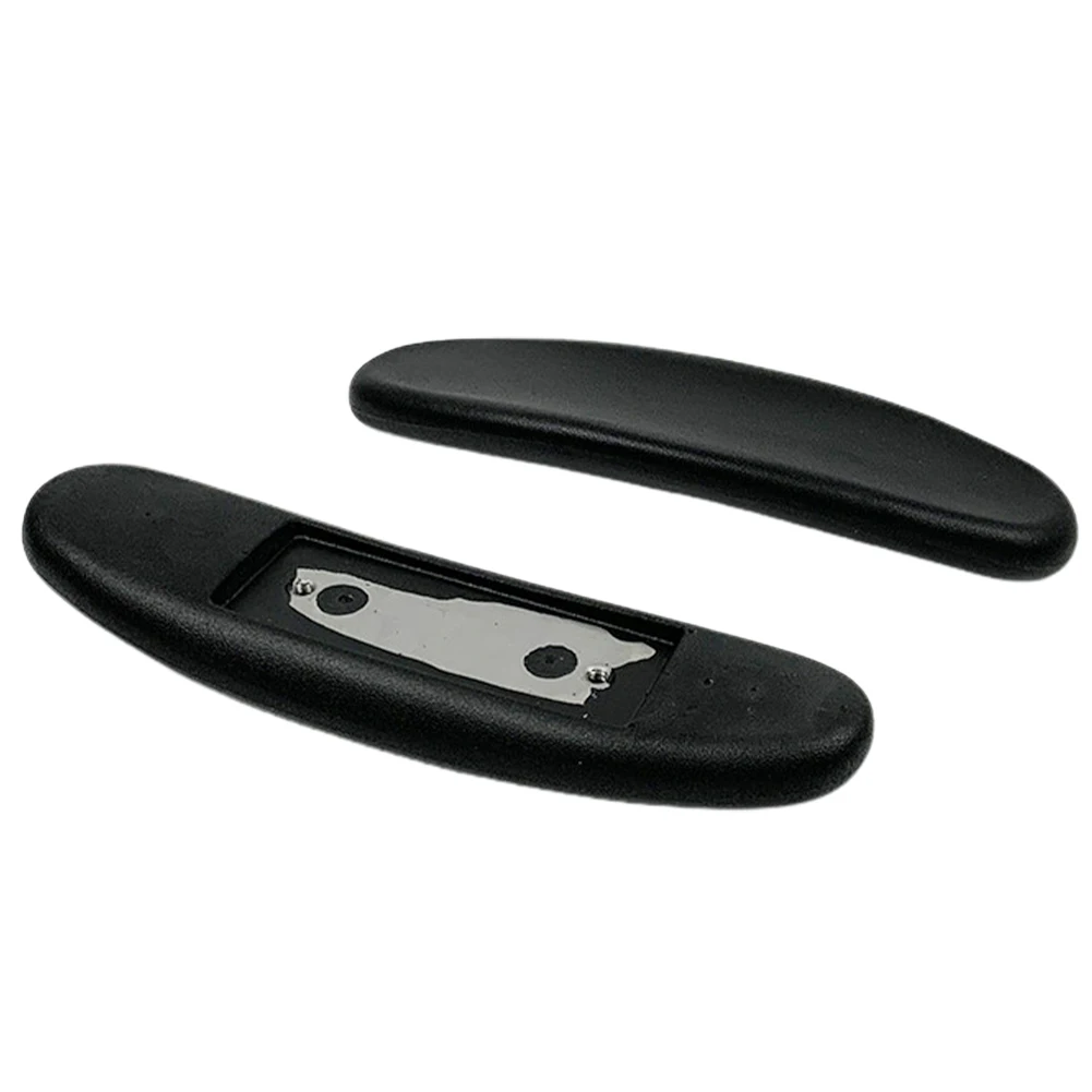 Description Picture 5 of item1pair Office Replacement Cover Accessories Soft Gaming Chair Armrest Pad Cushion Universal Caps Comfy Black Durable Home