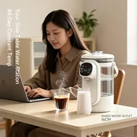 Bouilloire électrique 3,5 L avec fonction maintien au chaud, pot électrique à réglage de température sur 12 niveaux, distributeur d'eau multifonction 4