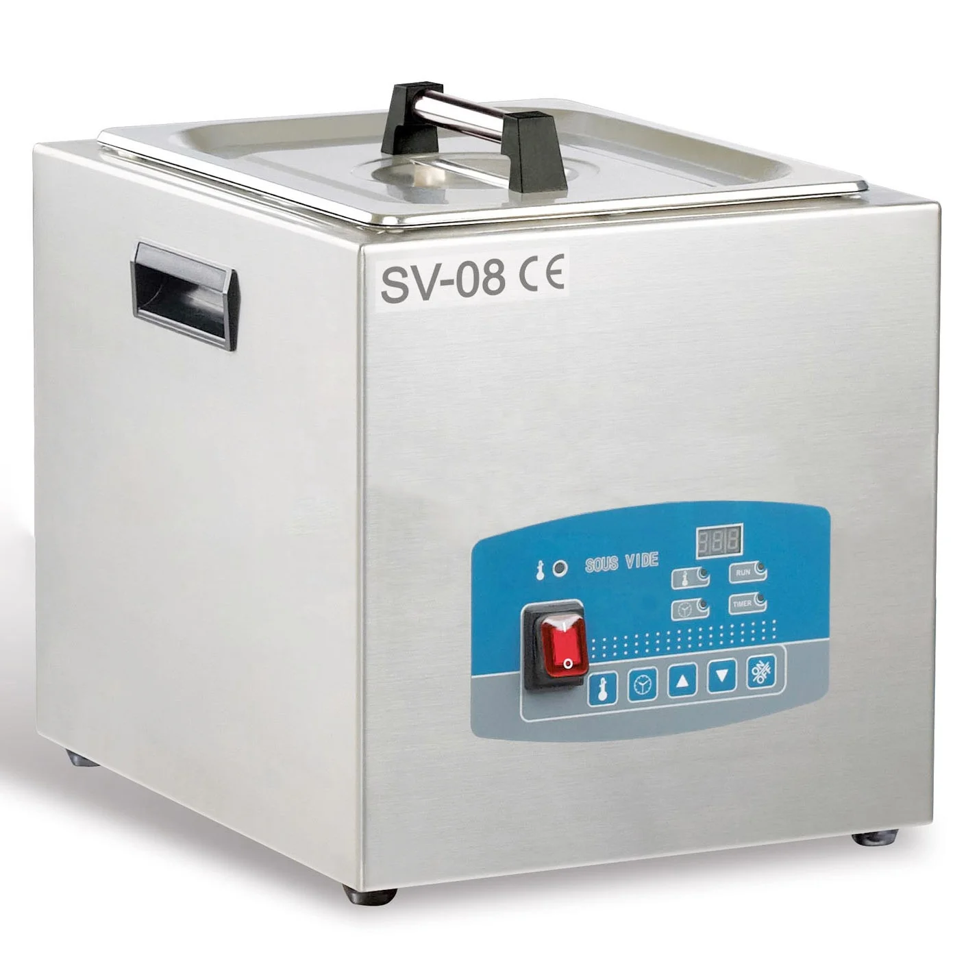 SV-8 Коммерческая Ванна под вакуумом, ванна для кейтеринга, машина для медленного приготовления пищи, нагреватель водяной Мари SV-8 Коммерческая Ванна под вакуумом, ванна для кейтеринга, машина для медленного приготовления пищи, нагреватель водяной Мари