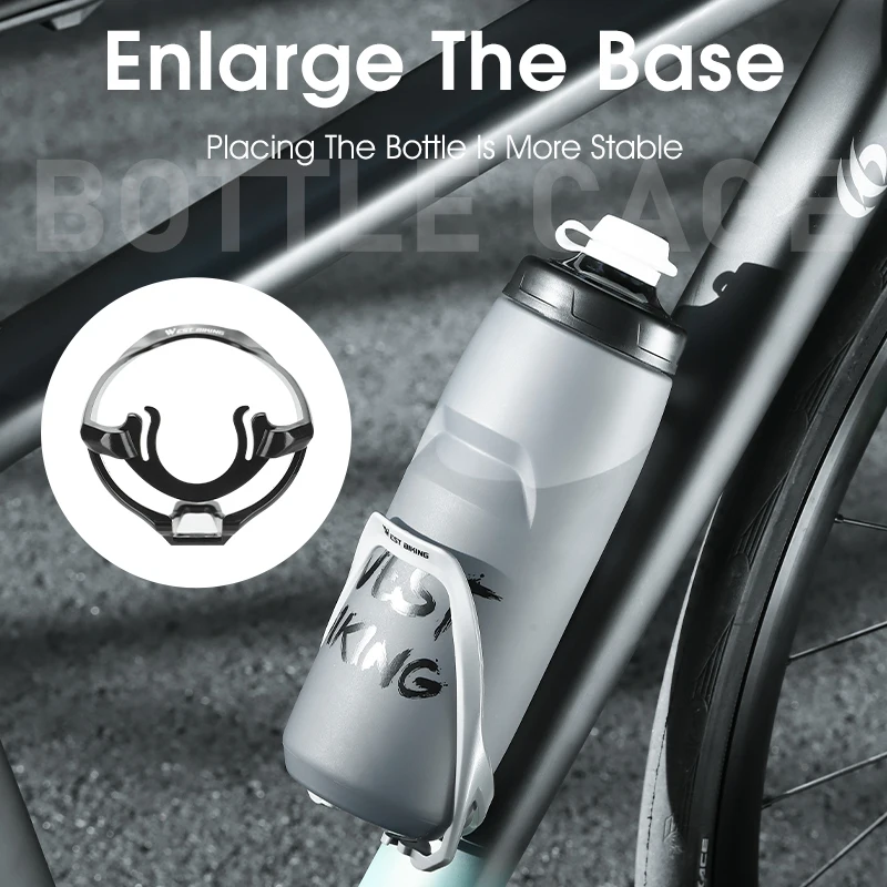 WEST BIKING Ultralight Bike Bottle Cage PC Bicycle Bottle Holder Mountain Folding Bike Cage Bracket Frame Mounting Parts