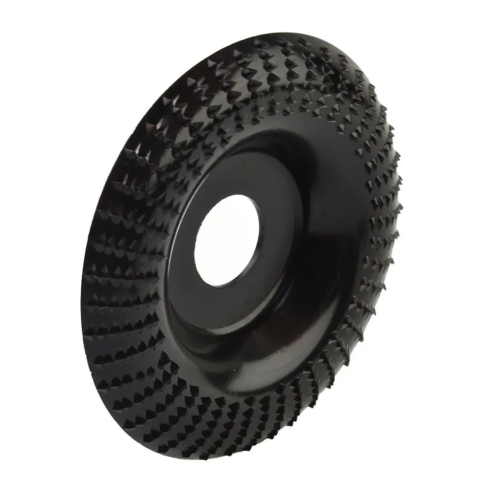 1pc 4Inch Curved Grinding Disc Wood Shaping Disc Woodworking Carving Wheel Grinding Abrasive Rotary Tools For Angle Grinder Part
