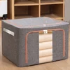 2/1PCS Quilt Blanket Organizer Big 24L Dustproof Closet Storage Bag Quilt Clothes Storage Bag Duvet Blanket Sorting Bags 2