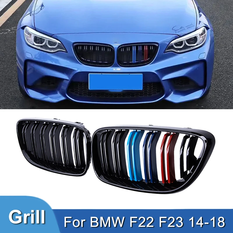 BMW M Performance Black Kidney Grilles for 2 Series