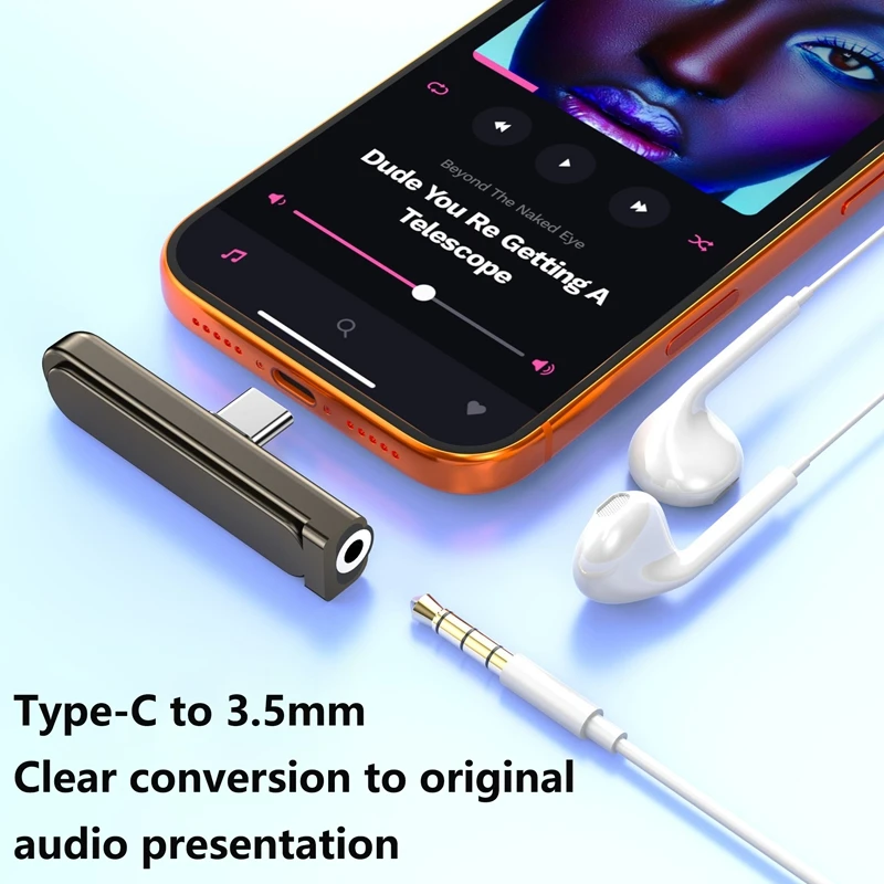 240W 고속 충전 접이식 스탠드 타입-C 어댑터 다기능 타입-C - 3.5mm 오디오 어댑터 (휴대폰 충전 및 데이터 전송용)