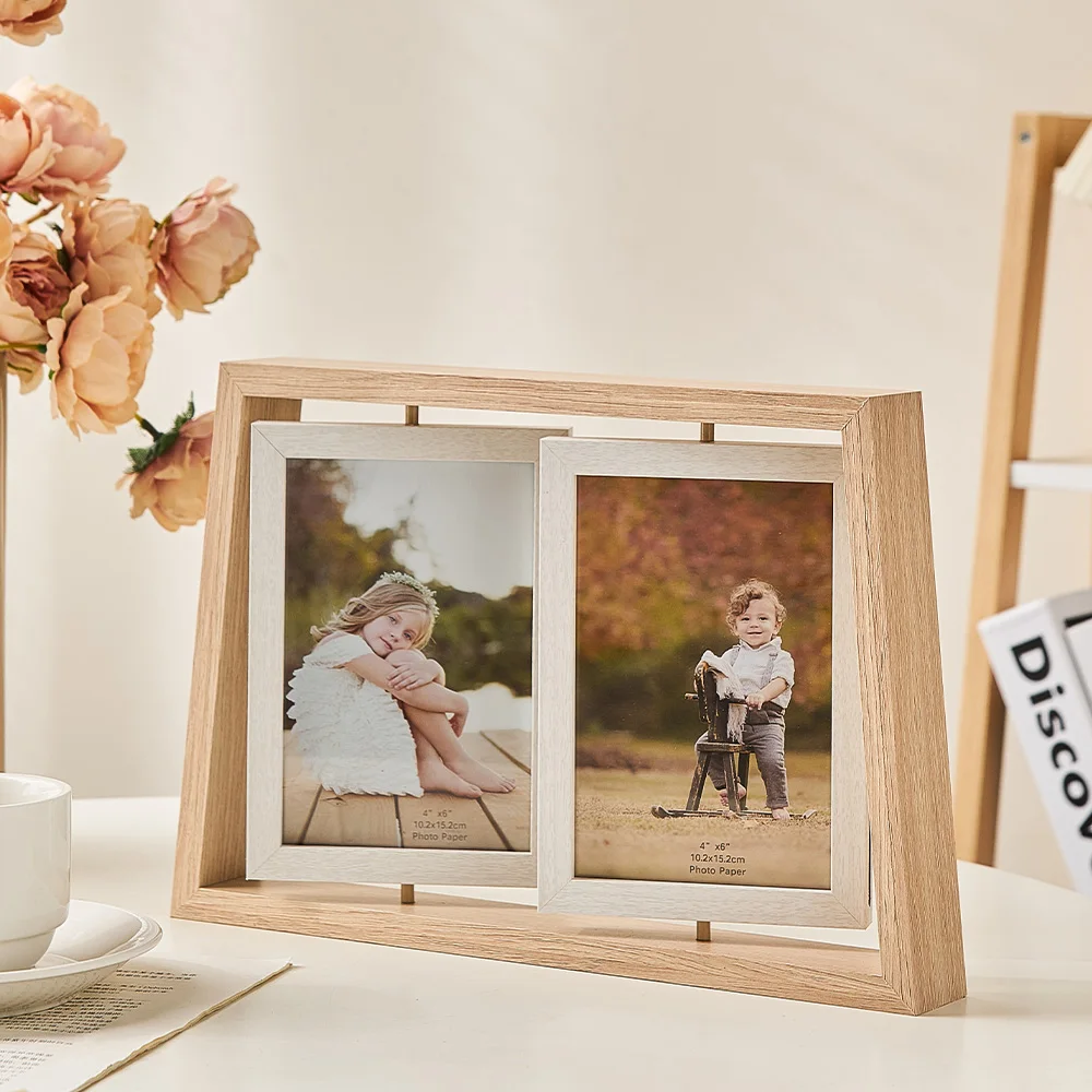 

Creative Room Picture Frame Desktop Photo Frames Home Decor Frame for Desk Photo Frame Glass Portrait Hanging Picture Frames