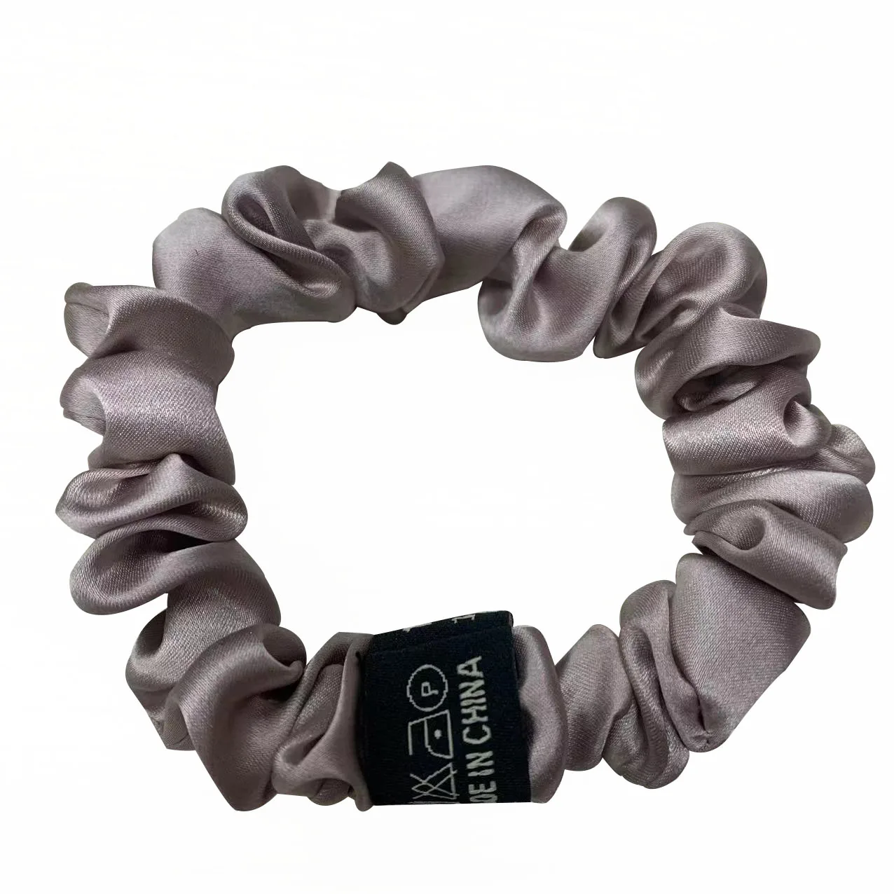 

100% Natural Mulberry Silk Skinnies Scrunchies Silk Solid Color Elastic Hair Band Accessories for Women