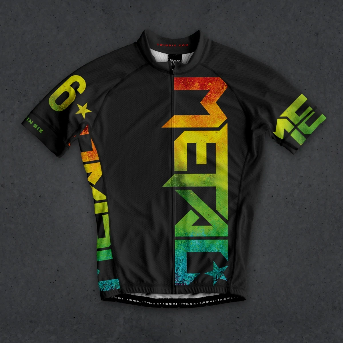 Maillot de cyclisme Twin Six 6 pour homme,coupe-vent