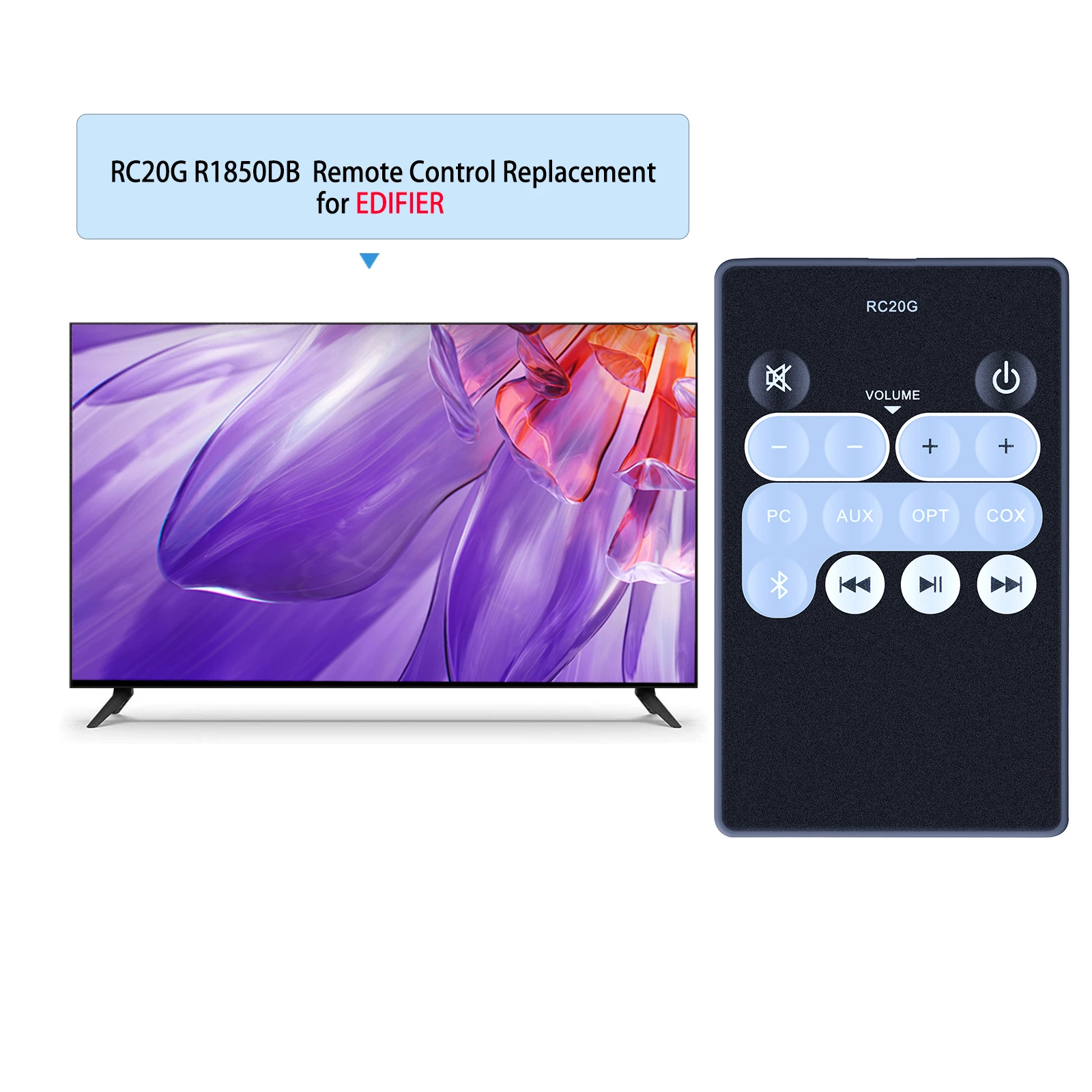 Edifier R1850DB [リモコン欠品] Remote - R1850DB Fully functional wireless remote for the R1850DB