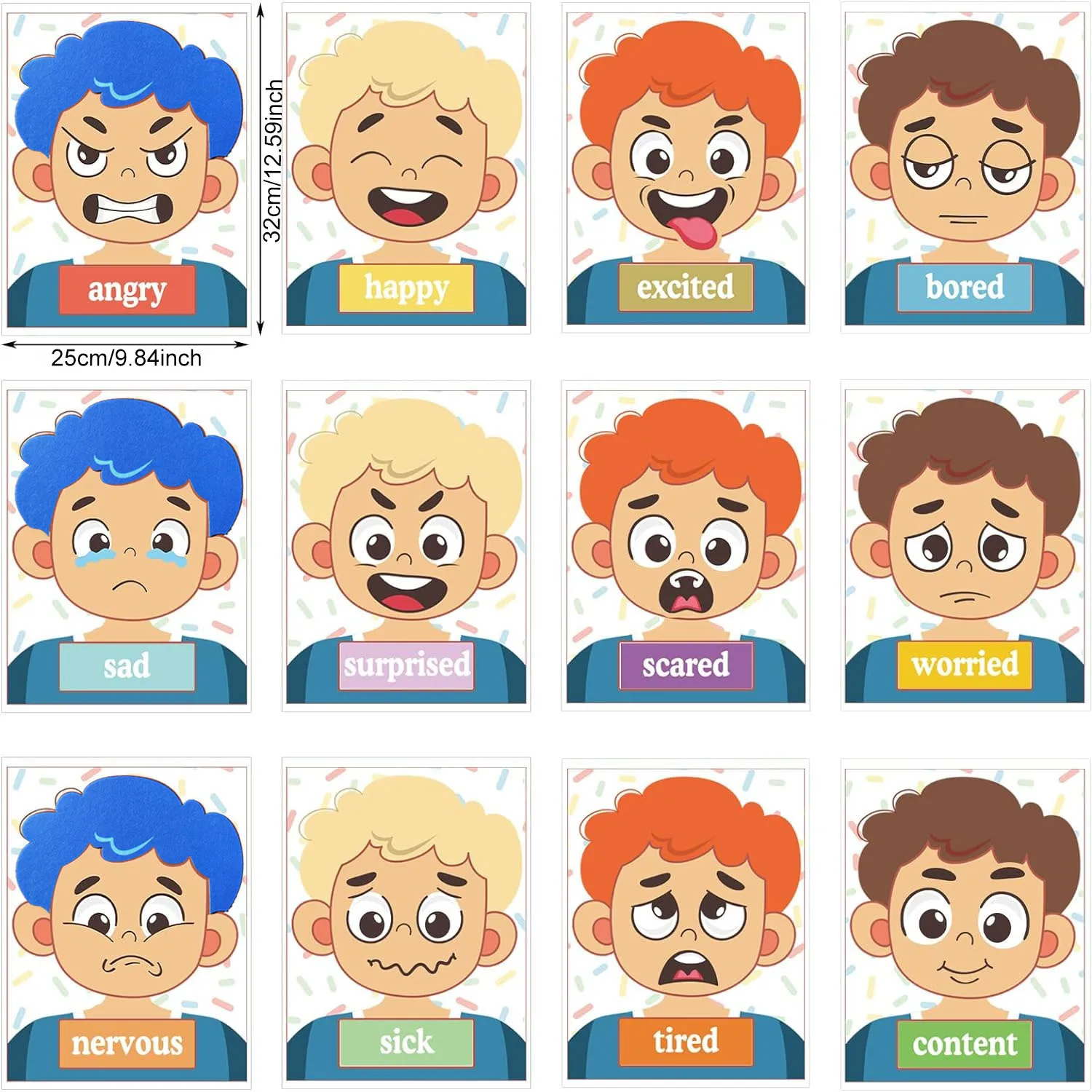 Montessori Toys Social Emotional Learning Activities for Kids Educational Sensory Autism Games Speech Therapy Learning Materials 6