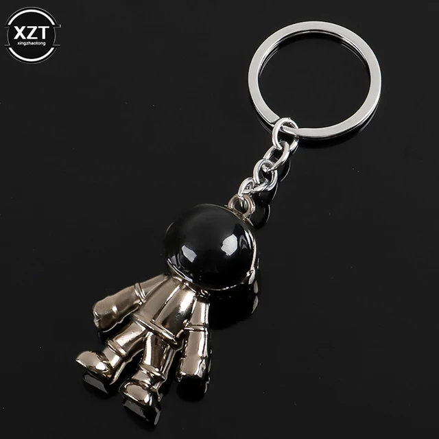 Silver Metal 3D Astronaut Space Robot Astronaut Keychain Fashionable Car  Accessory For Advertising And Waist Wear From Accessoriesstore976, $23.63