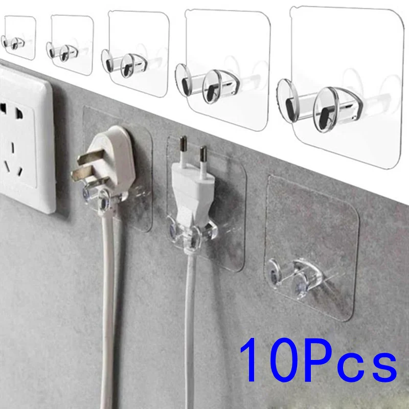 5/10/20 szt. Hak do przechowywania na ścianie bez dziurkacza uchwyt na wtyczkę zasilającą kuchnia Stealth Hook ścienny wieszak samoprzylepny łazienka - AliExpress 15
