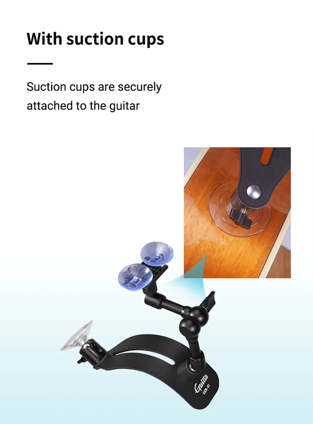 Guitto Series GGR-01 Guitar Rest Ergonomic Design Guitar Balance Support with Su